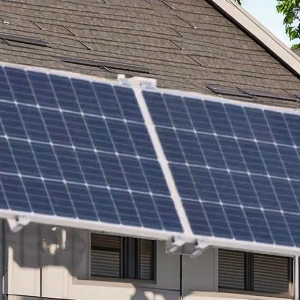 Wholesale Home Wall Angle Adjustable Aluminum Balcony Plants Kits Solar Balcony Hook Mounting Brackets