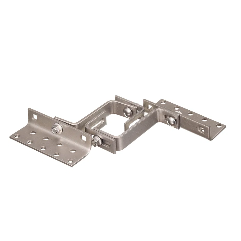 Stainless Steel 304 430 Sandblasting Solar Panel Flat Roof Mounting System Bracket