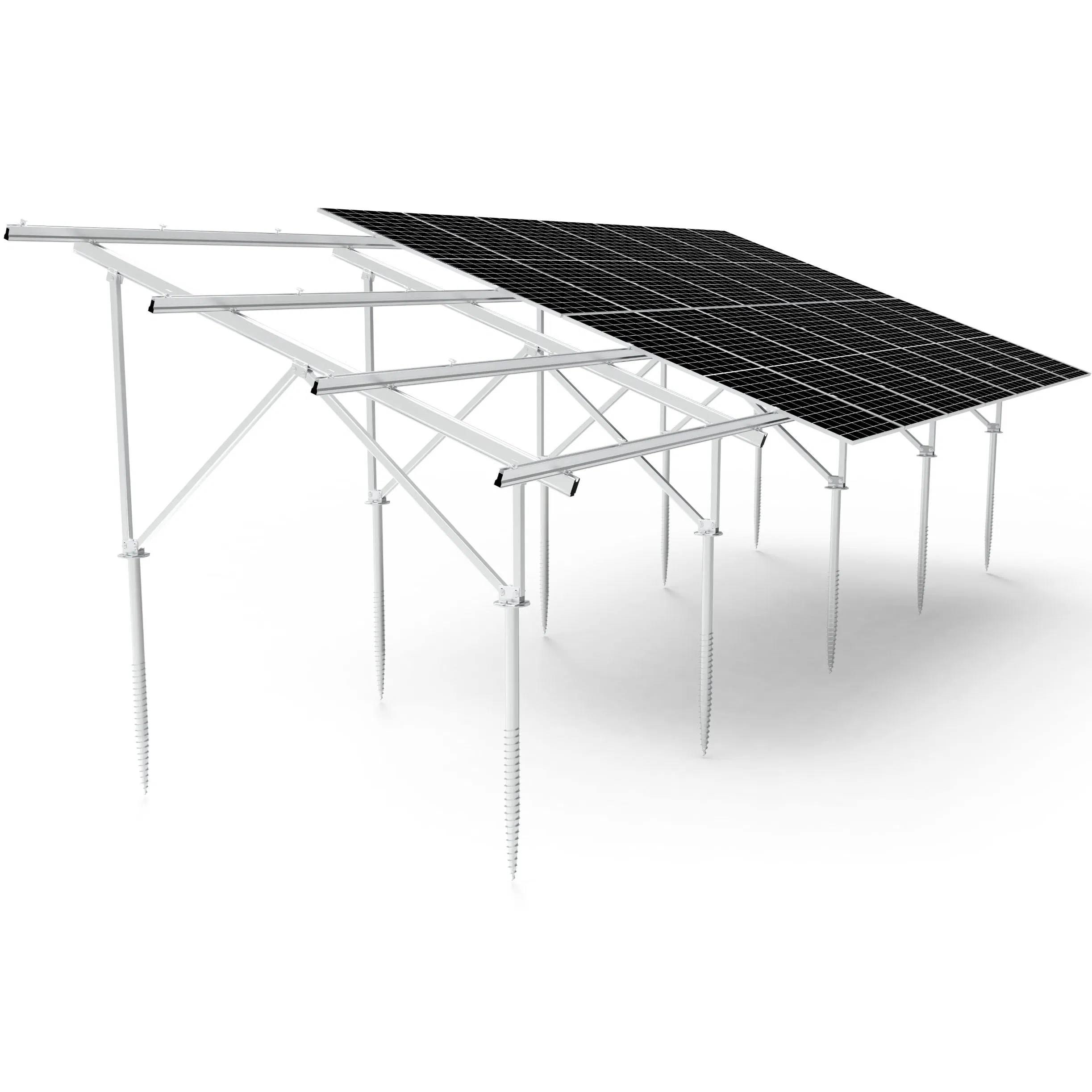 China Wholesaler Salt Resistant Lightweight Design Ground-Mounted Solar Panel Mounts