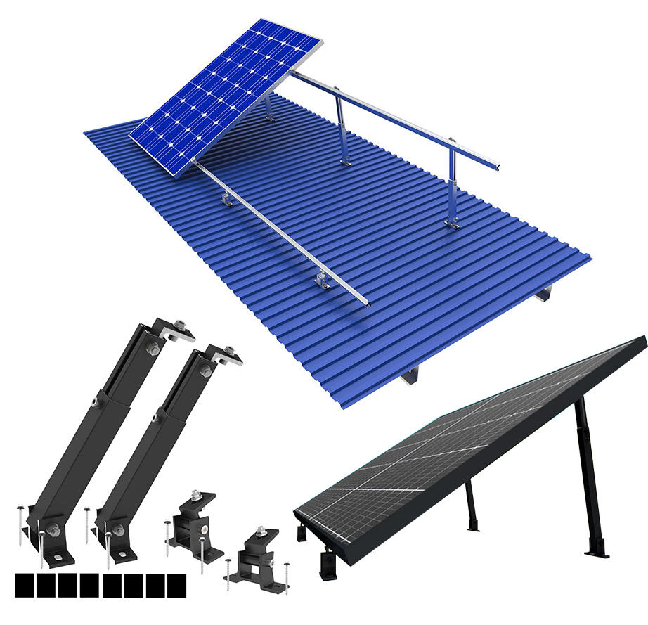Adjustable Solar Panel Tilt Leg Mount Bracket Tilt Mounting Triangle Rack for Solar Mounting System