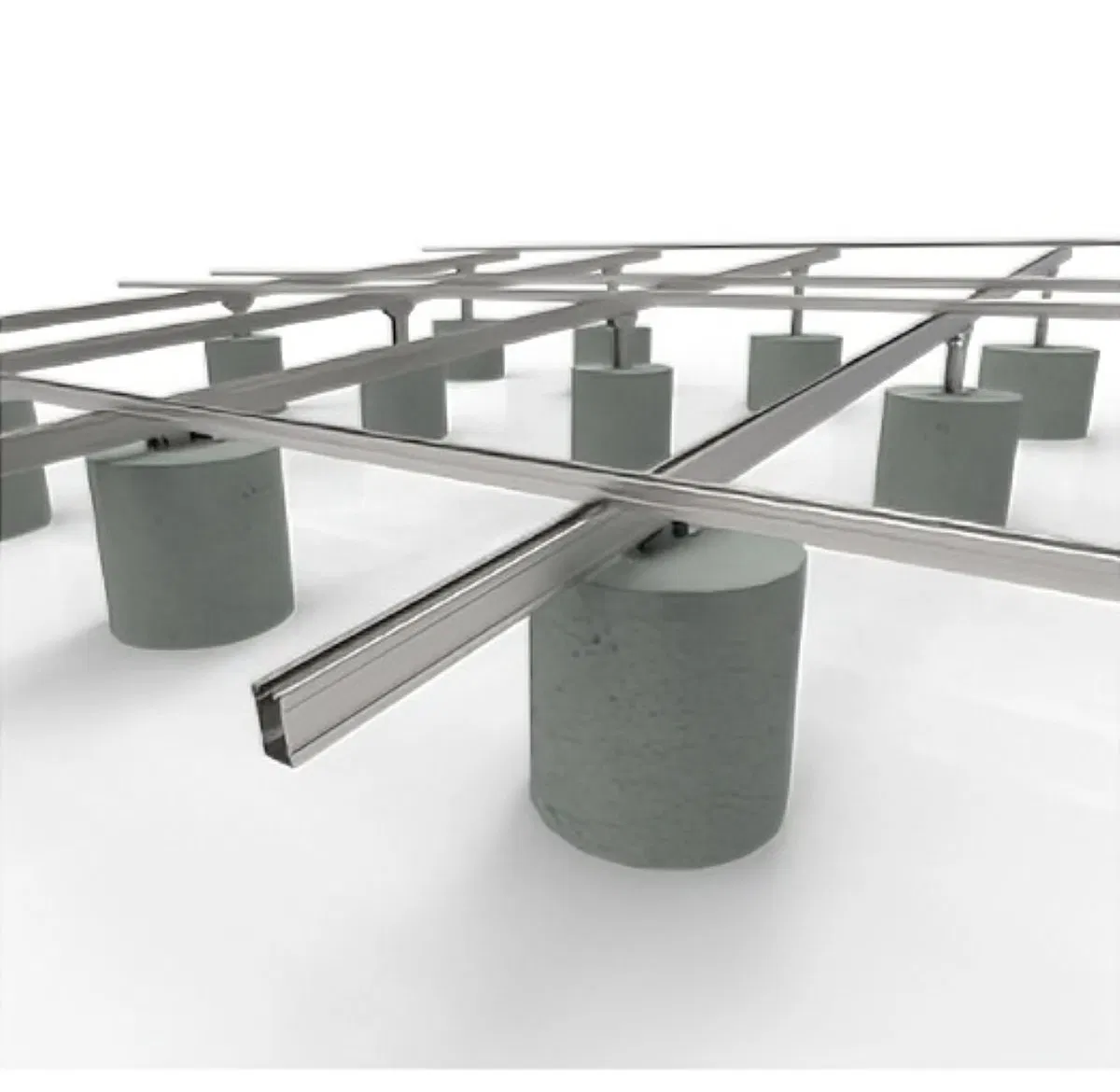 Dwin Solar Flat Roof Mounting System Weather-Resistant Galvanized Steel Solar Roof Bracket