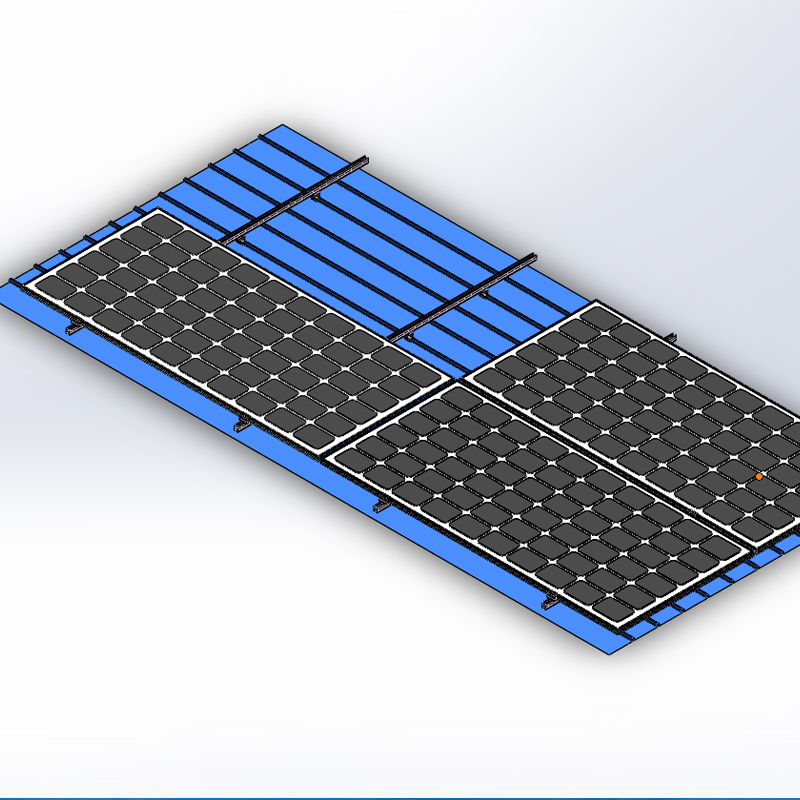 Mk PV Aluminum Adjustable Fixed Portable Tin Roof Solar Panel Mounting Installation Bracket