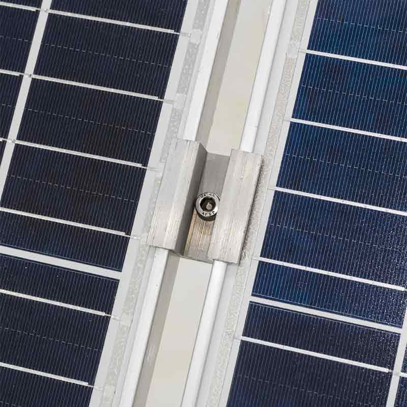 High-Strength Aluminum Solar Bracket MID-Clamp for PV Panel Fixing