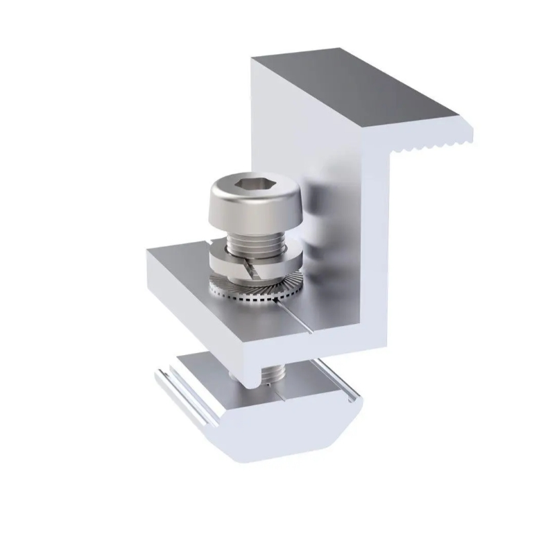 MID Clamp and End Clamp for Solar Mounting Systems Solar Panel Clamps