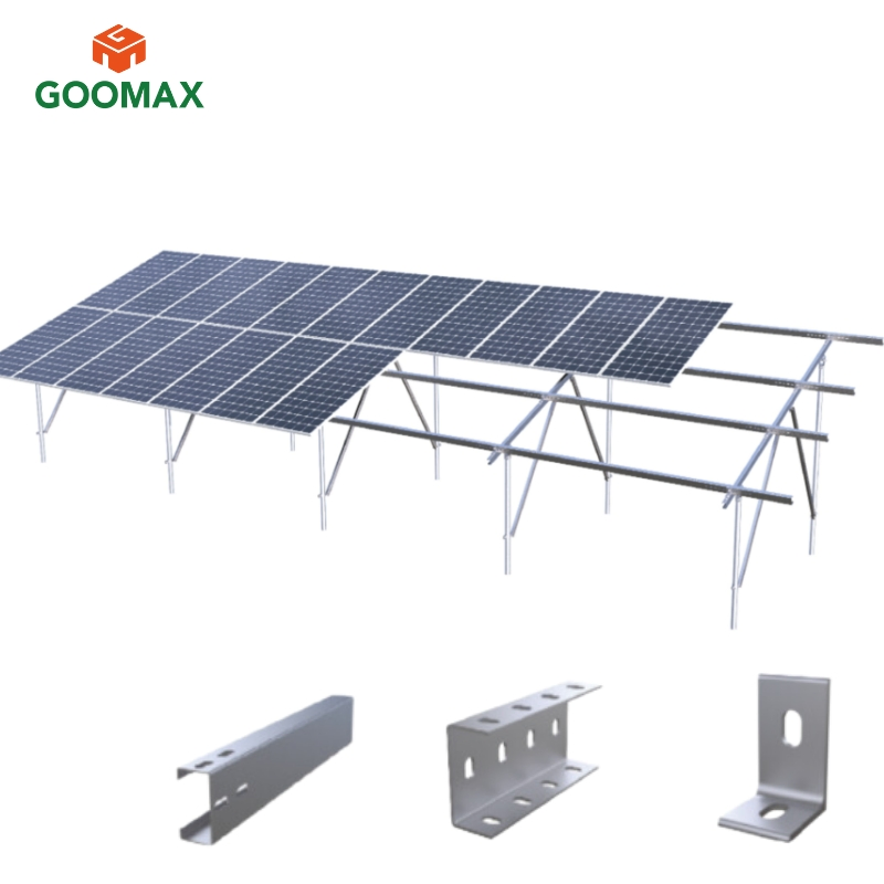 Goomax Adjustable Ground Mount Solar Bracket for Reliable Performance