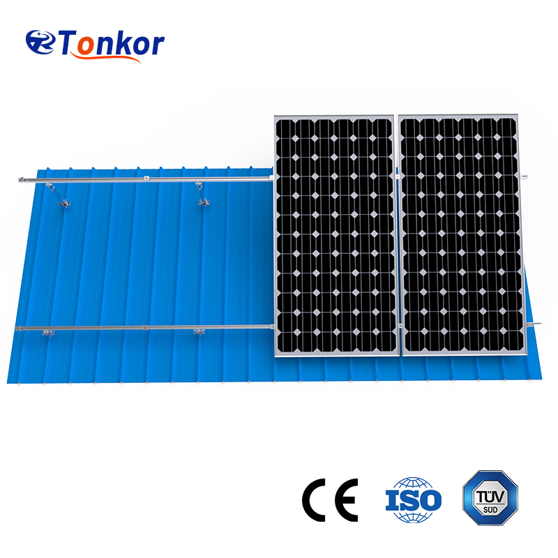 Adjustable Solar Mounting Bracket for Metal Roof Installation
