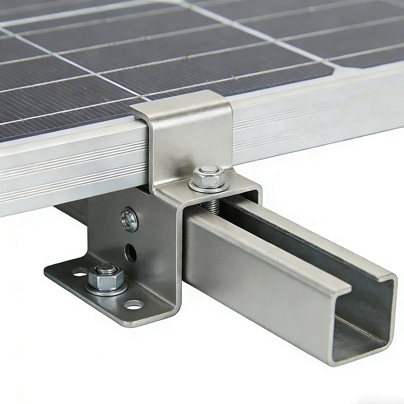Clement Aluminum Solar Bracket System Panel MID Clamps for PV Mounting Accessories
