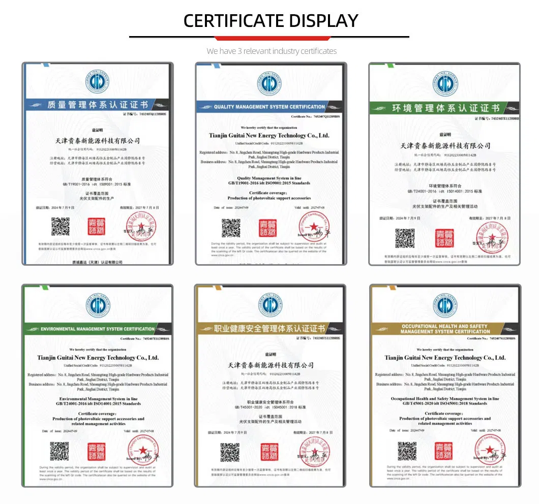 Product Certifications