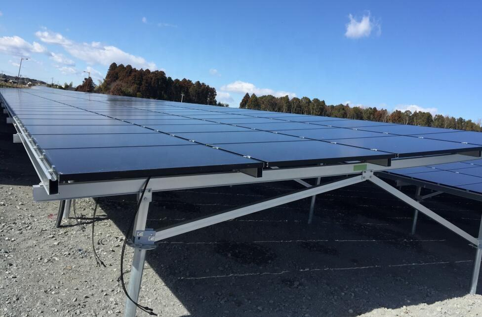 Ground Mount Solar Ground System Panel Rack Brackets for Commercial