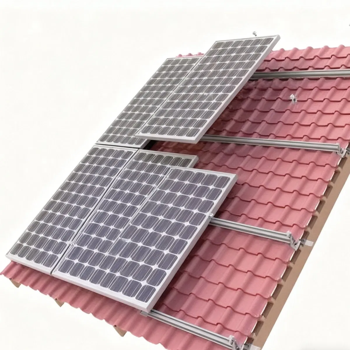 Dwin Quick-Install Lightweight Aluminum Alloy Solar Bracket for Tile Roofs Weather-Resistant &amp; Durable