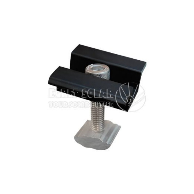 Aluminum Solar PV Panel Mounting Brackets MID Clamp for Kit Easy Installation