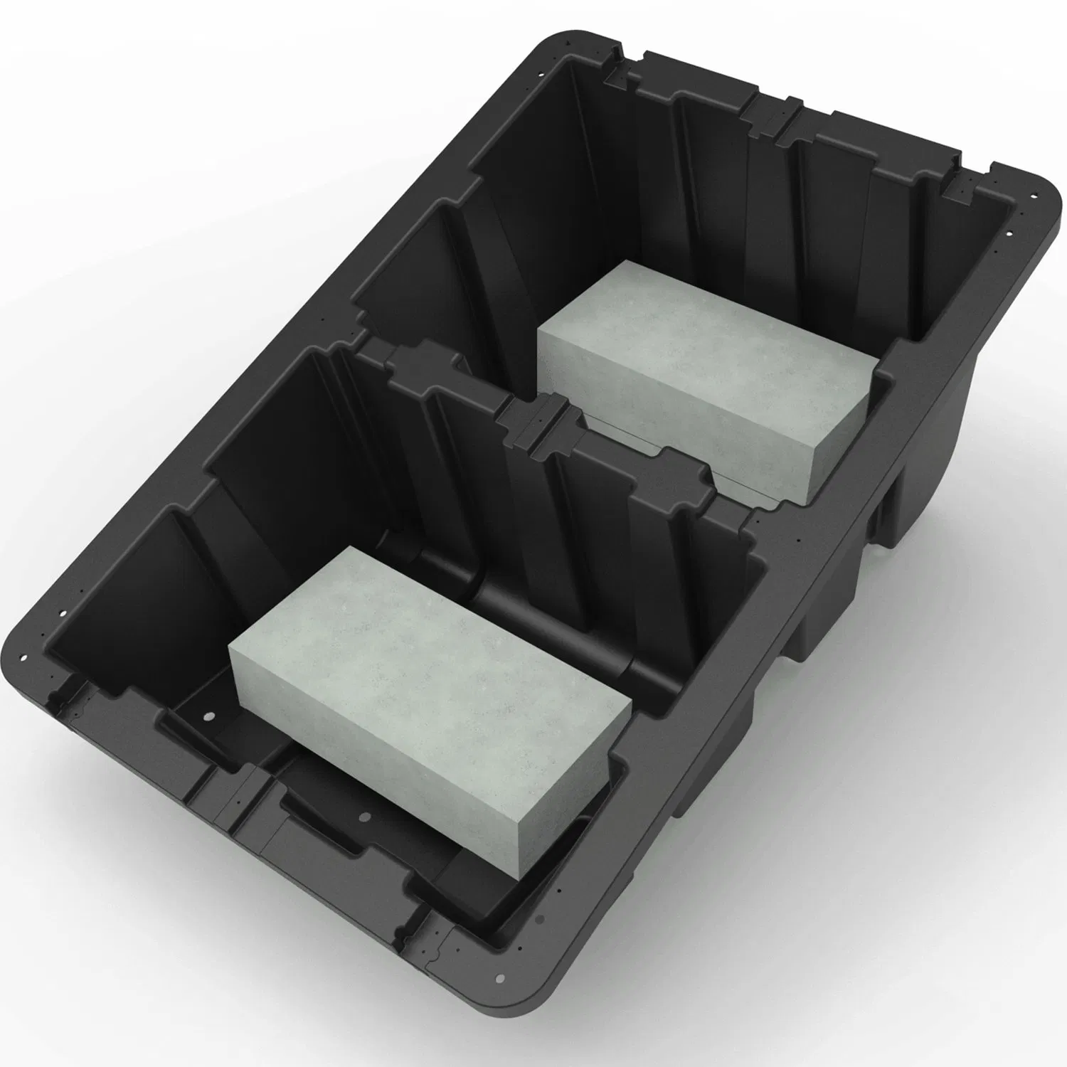 Best Selling PV Panel Bracket Plastic Ballasted Solar Mounting System with Component