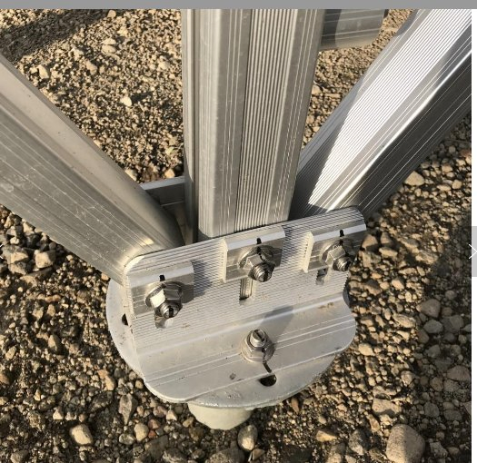 Hot DIP Galvanized Steel Mounting PV Module Structure Solar Panel Ground Racking System