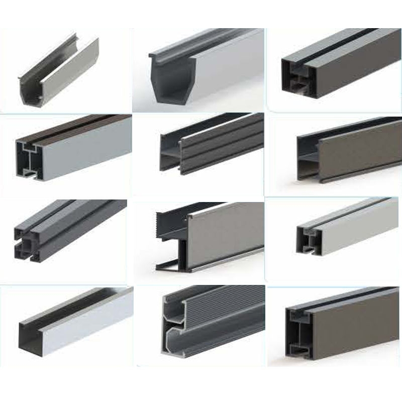 Aluminum Profile Solar Frame Aluminum Alloy Photovoltaic Panel Frame Bracket H-Shaped Guide Rail