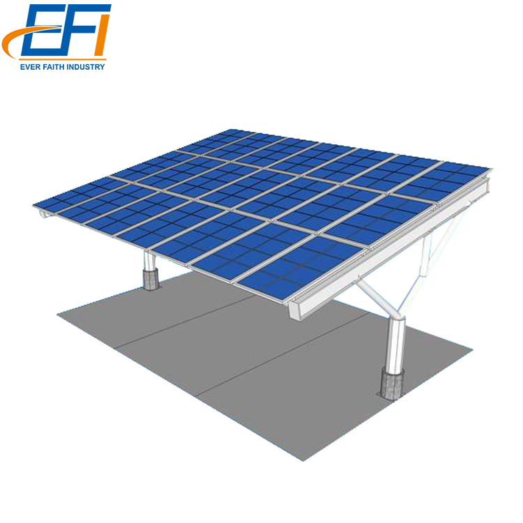Carport Canopy Solar System Commercial Solar Energy Aluminum Carport Mounting