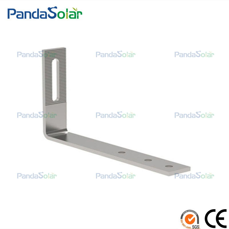 Easy-Installed Adjustable Stainless Steel Solar Hook for 0-60 Degree Asphalt Roof