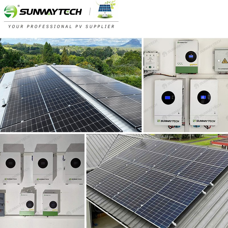 Ground Mount 10kw Solar Energy Power Panel PV System off-Grid Home Solar Power System 5kw 6kw 7kw 8kw 10000W Monocrystalline Silicon