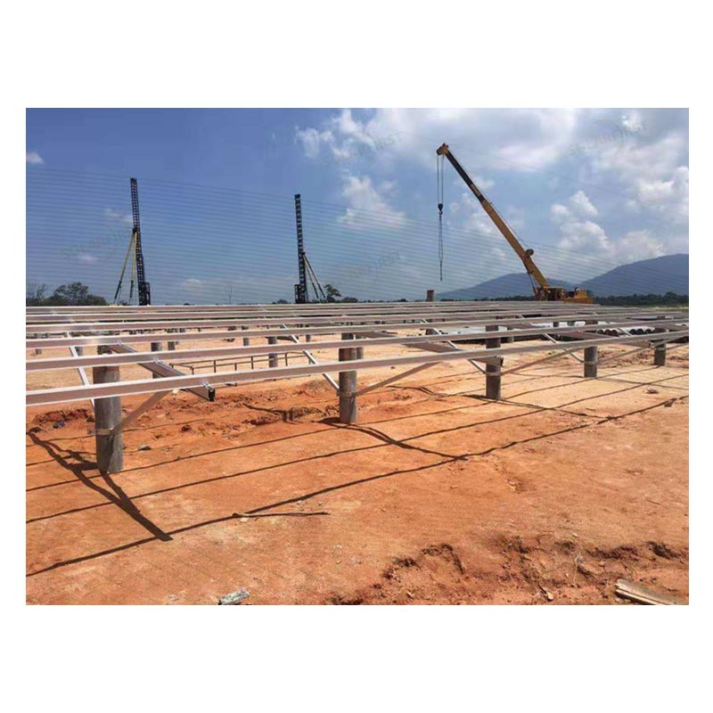 Phc Pile Ground Mount Solar Racking Systems Pole Mounting Bracket