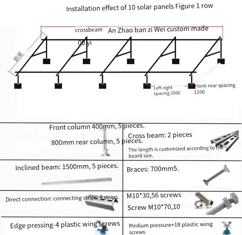 PV Support Bracket Solar Mounting Structure