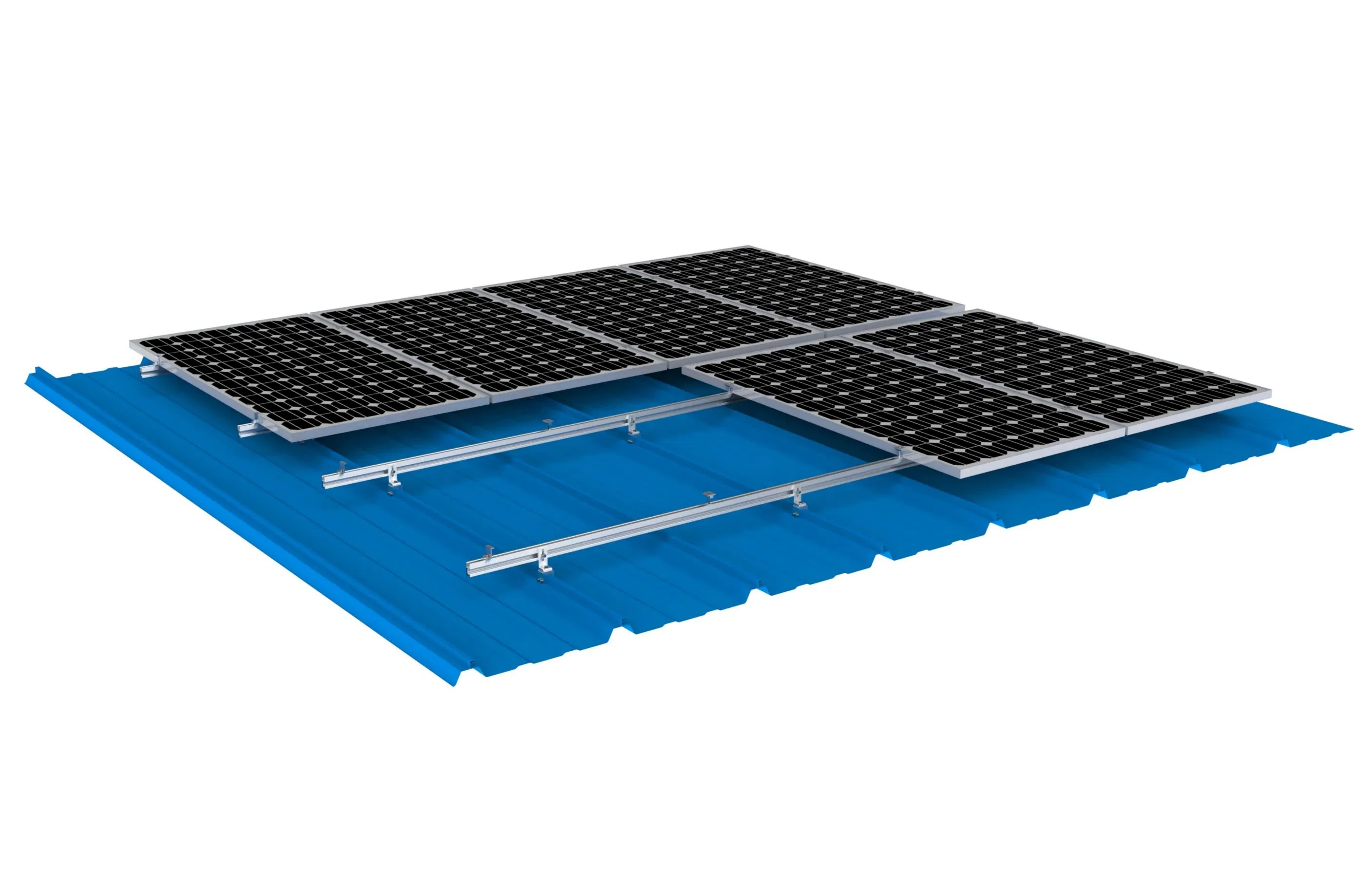 Weather Resistant Stainless Steel Rooftop Solar Rail Brackets for Industrial PV Systems