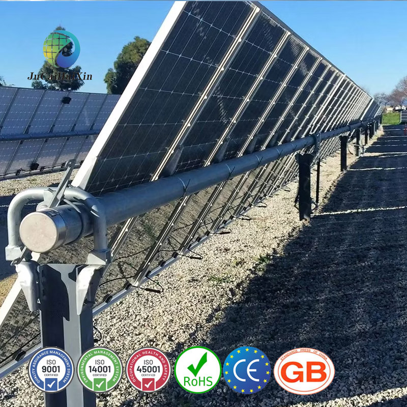 OEM HDG Steel Bracket Solar Tracking System with Single Axis Design