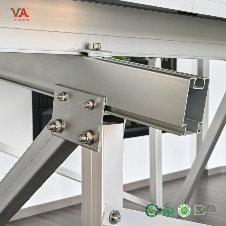 Aluminum Solar Panel Mounting Brackets with Adjustable Angle Design