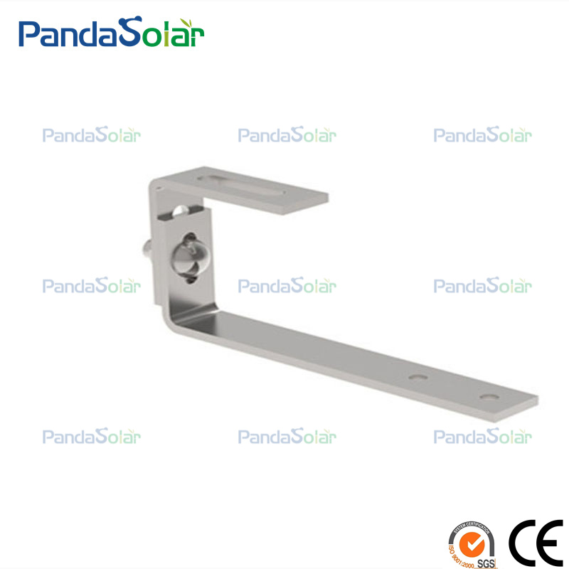 Easy-Installed Adjustable Stainless Steel Solar Hook for 0-60 Degree Asphalt Roof
