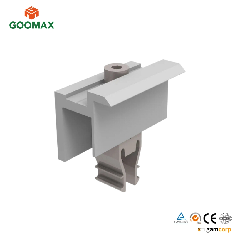 Goomax Premium Aluminum Solar Panel Mounting Bracket MID Clamp
