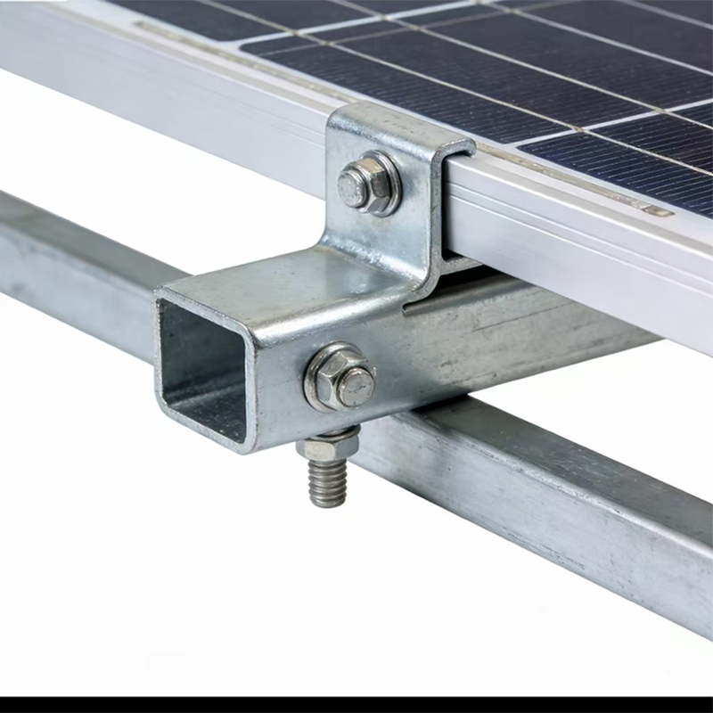 Manufacturer Wholesale Solar Panel Mounting System 30mm 35mm PV Aluminum Clamps Customized MID Clamp End Solar Clamp