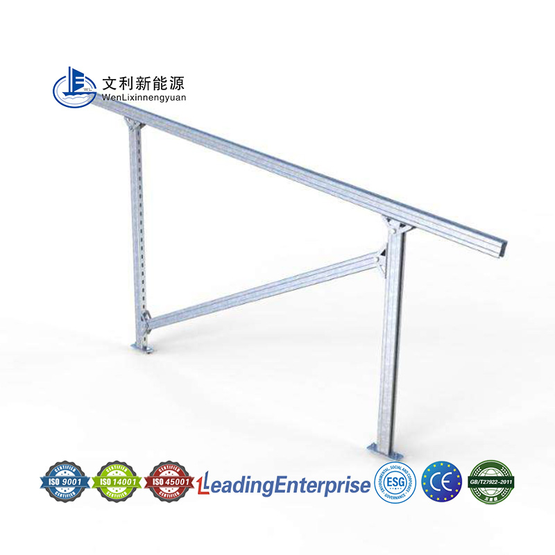 Weather-Resistant Steel Solar Bracket for Ground Installation in Cold Areas