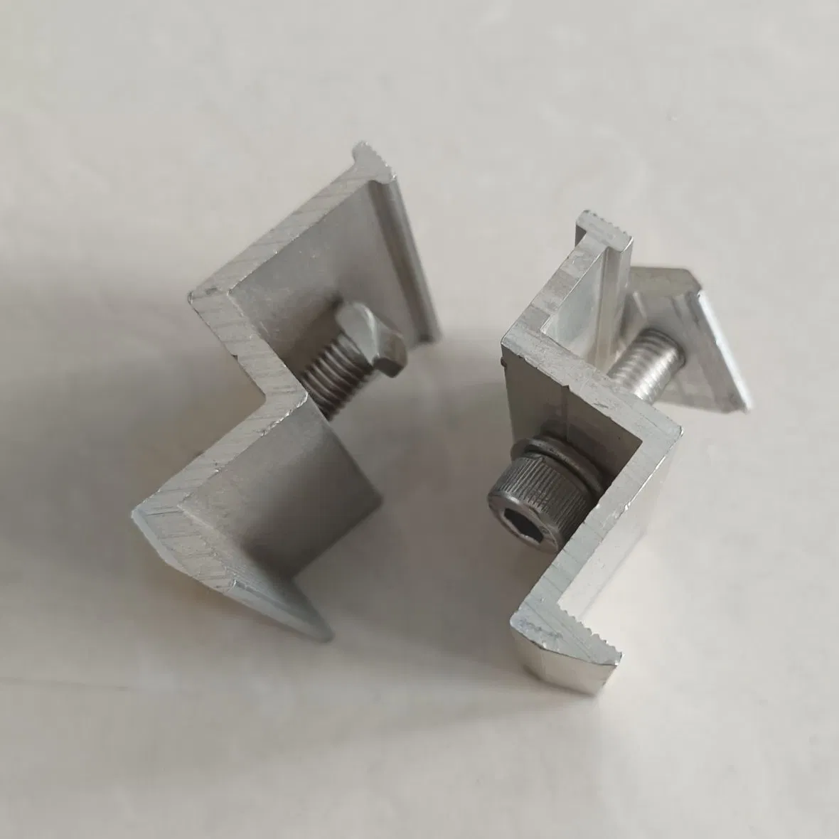 Solar Mounting Accessories Roofing/Ground Aluminum Bracket Solar Panel End Clamp Fixings