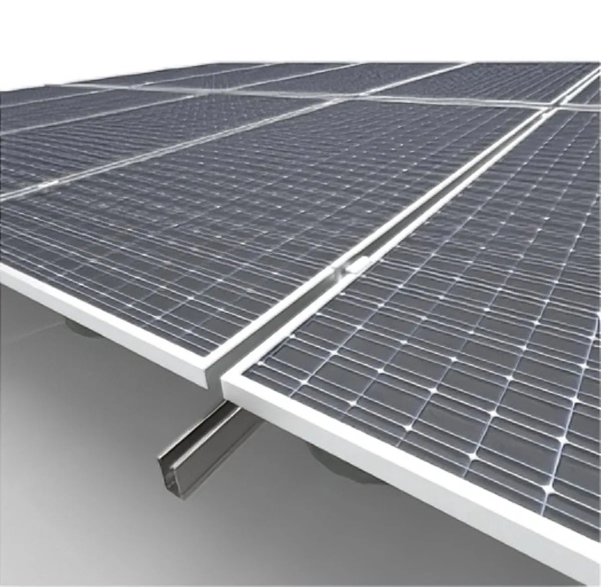 Dwin Solar Flat Roof Mounting System Weather-Resistant Galvanized Steel Solar Roof Bracket