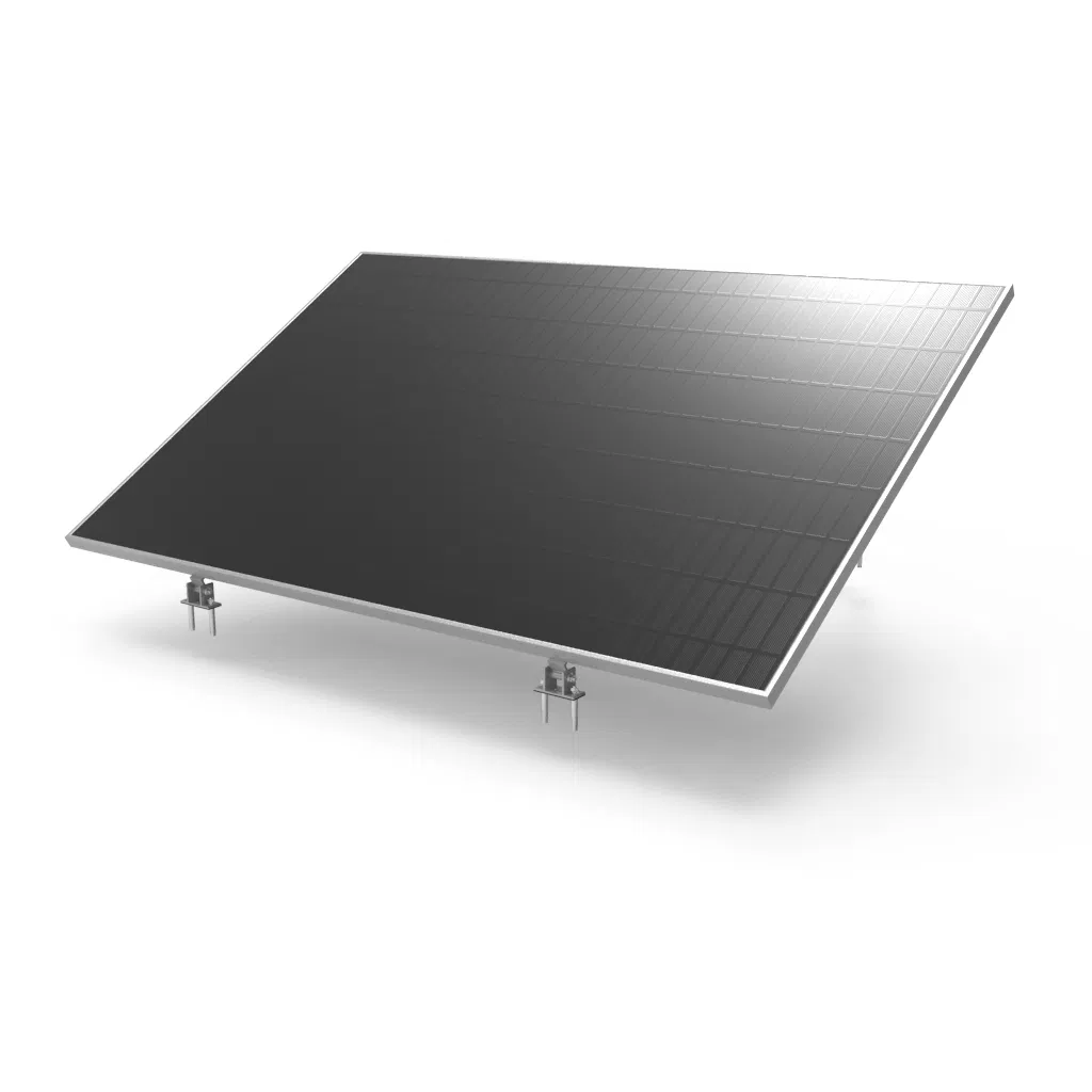 Solar Mounting System Tilt and Flat Roof Aluminum Bracket Adjustable Front and Rear Leg
