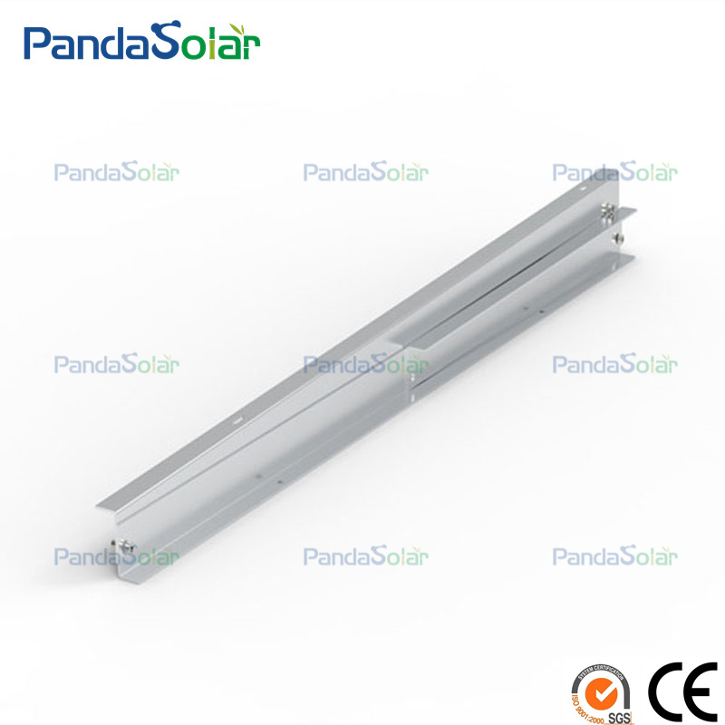 Flat Roof PV Mounting System Structures Aluminum Triangle Solar Brackets Easy Installation