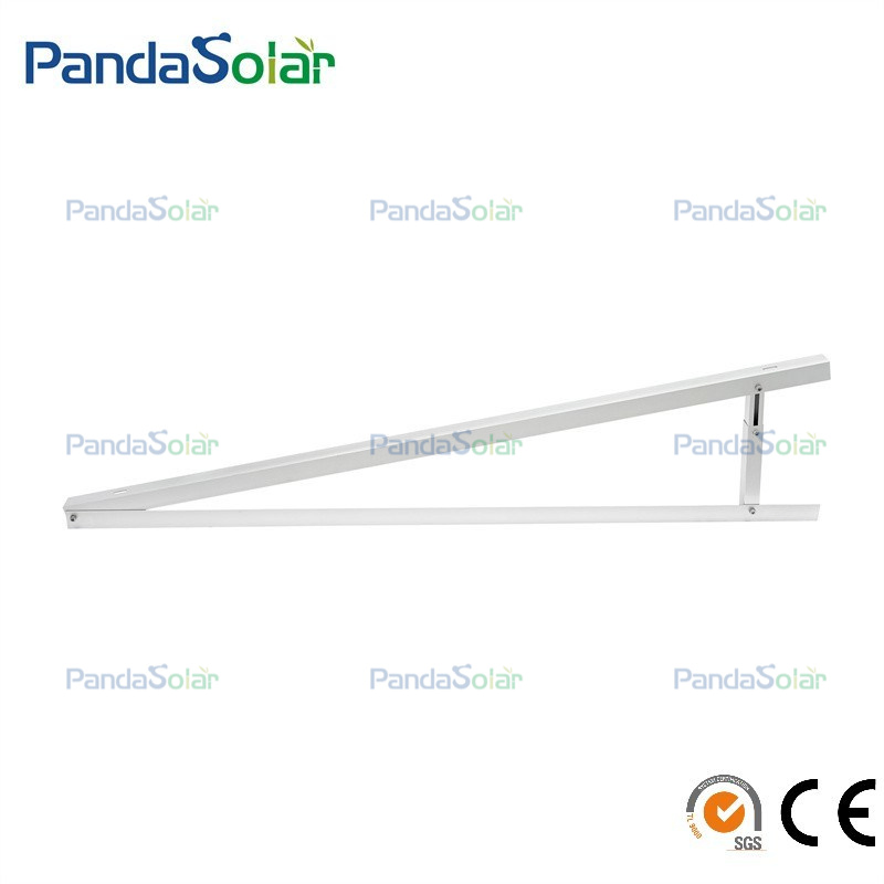 Certificated Workshop Concrete Foundation Flat Roof Fixed Tilt Solar Mounting Triangle Solar Bracket