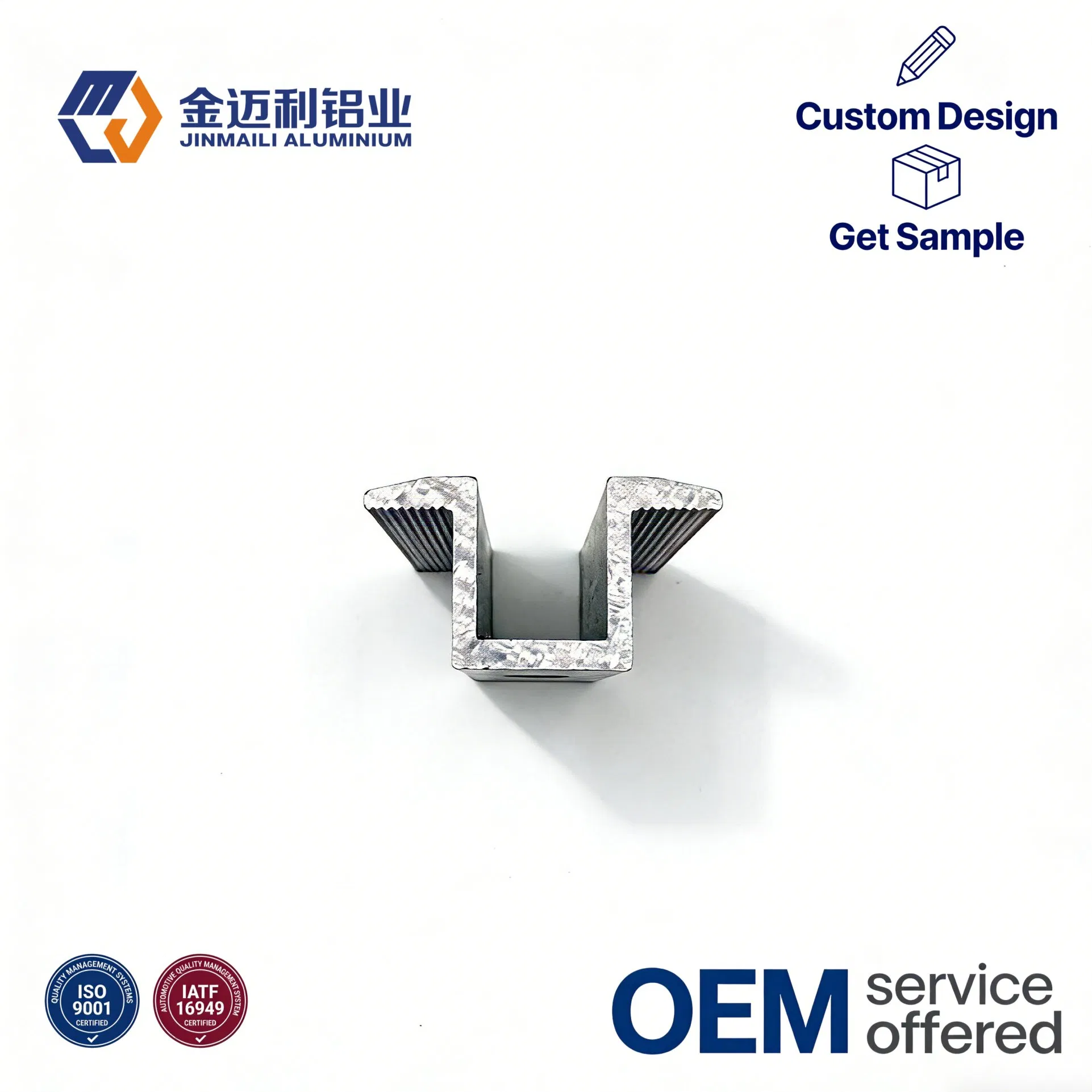 Universal Aluminum MID and End Module Clamps with Tool Free Design for Quick Solar Panel Installation