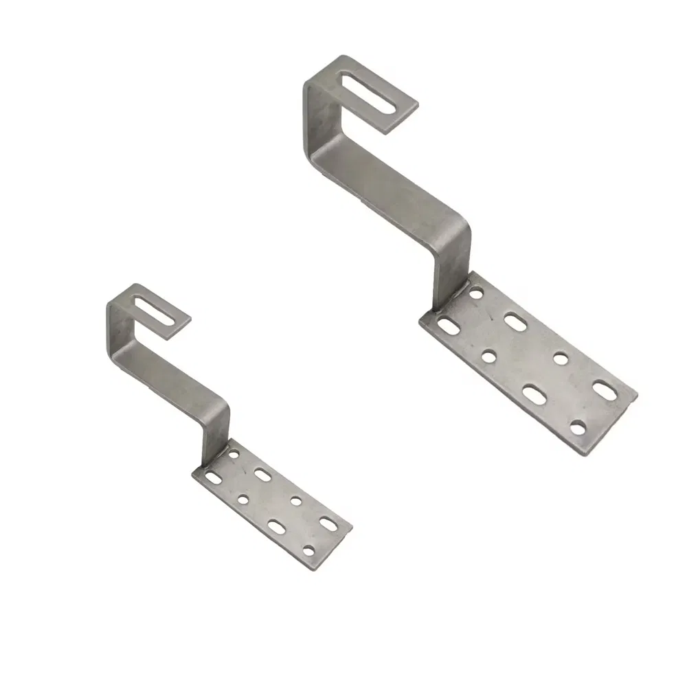 Custom SUS304 Stainless Steel Solar Tile Roof Hook Mounting Bracket