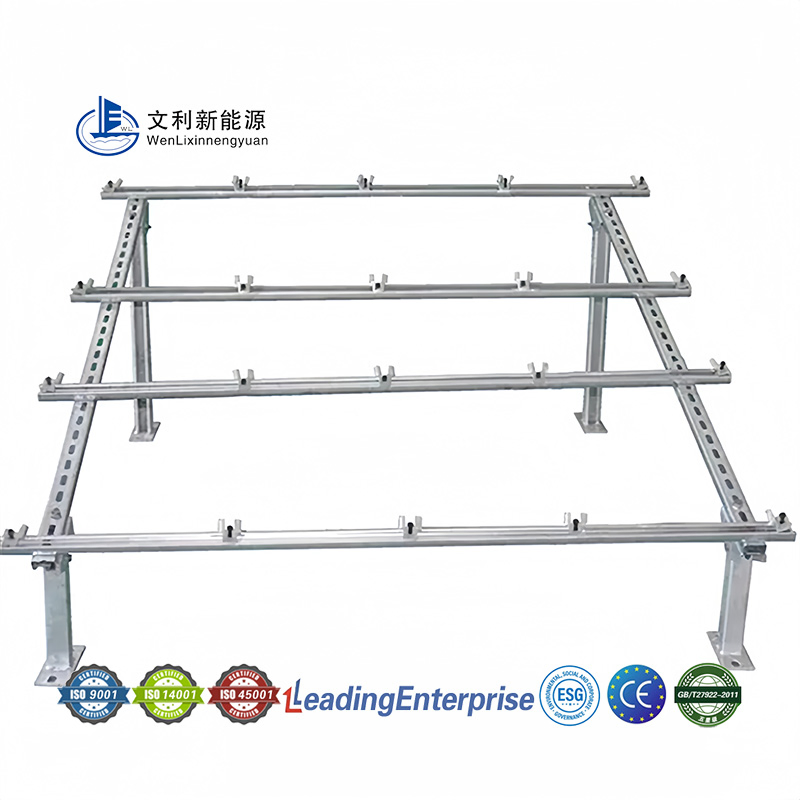 Weather-Resistant Steel Solar Bracket for Ground Installation in Cold Areas