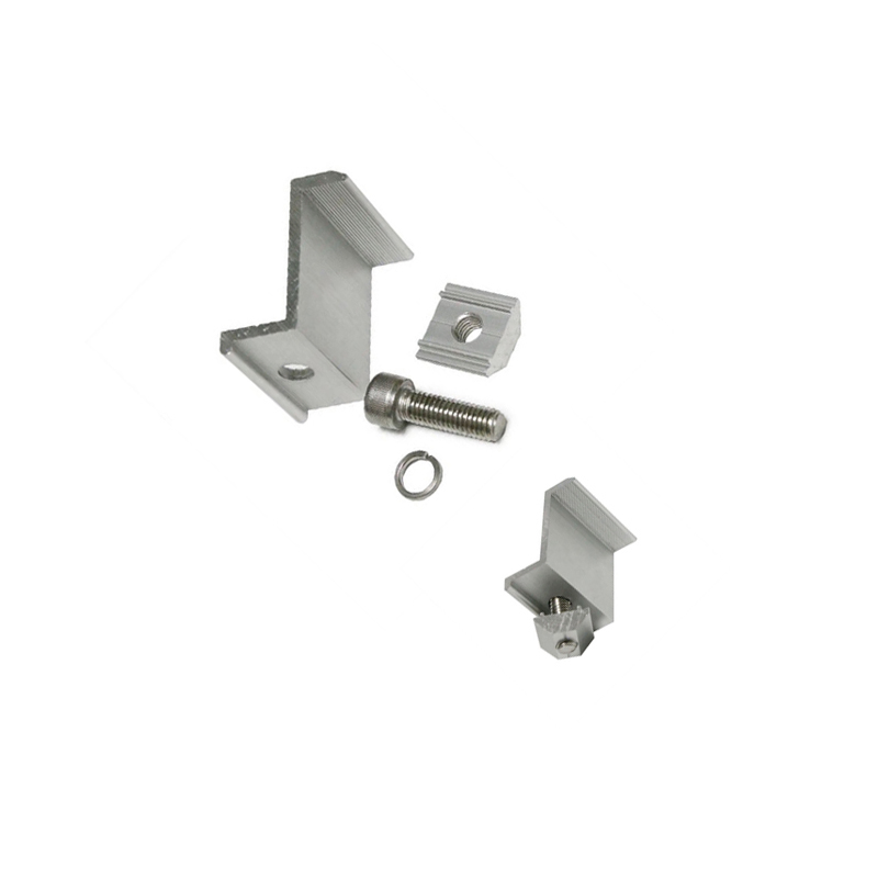 Adjustable 35mm 50mm Solar End Clamp for Solar Panel Mounting