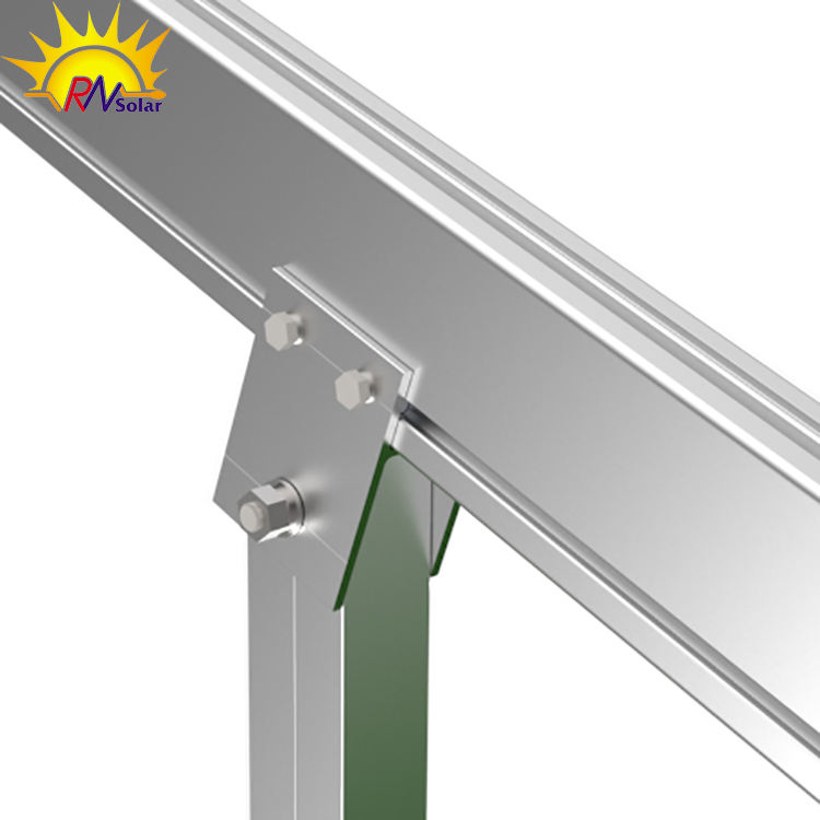 Ground Mount Solar Ground System Panel Rack Brackets for Commercial