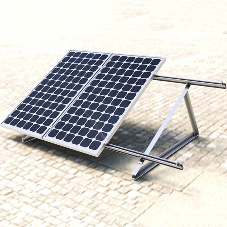 Pre-Assembled Tripod Flat Roof Solar Mounting Adjustable Lightweight Saves Time