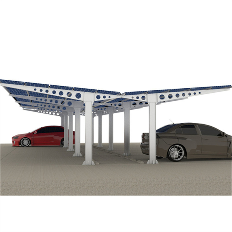 Steel Aluminum Solar Carport Solar Powered Canopy Residential Solar Carports Solar Bracket