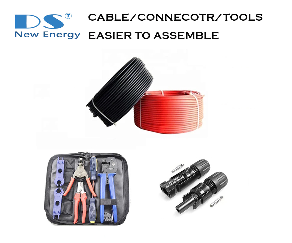 Home Solar Panel Product Kit PV Energy Mounting Supply off Grid Hybrid Inverter Solar Power System 5kw