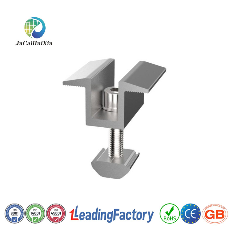 Jchx-OEM Aluminum Alloy 6005 Solar Panel Bracket End Clamps