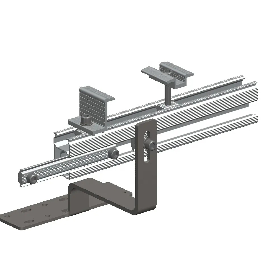 Top Mounting Tile Roof Metal Stainless Steel Solar Panel Support Bracket