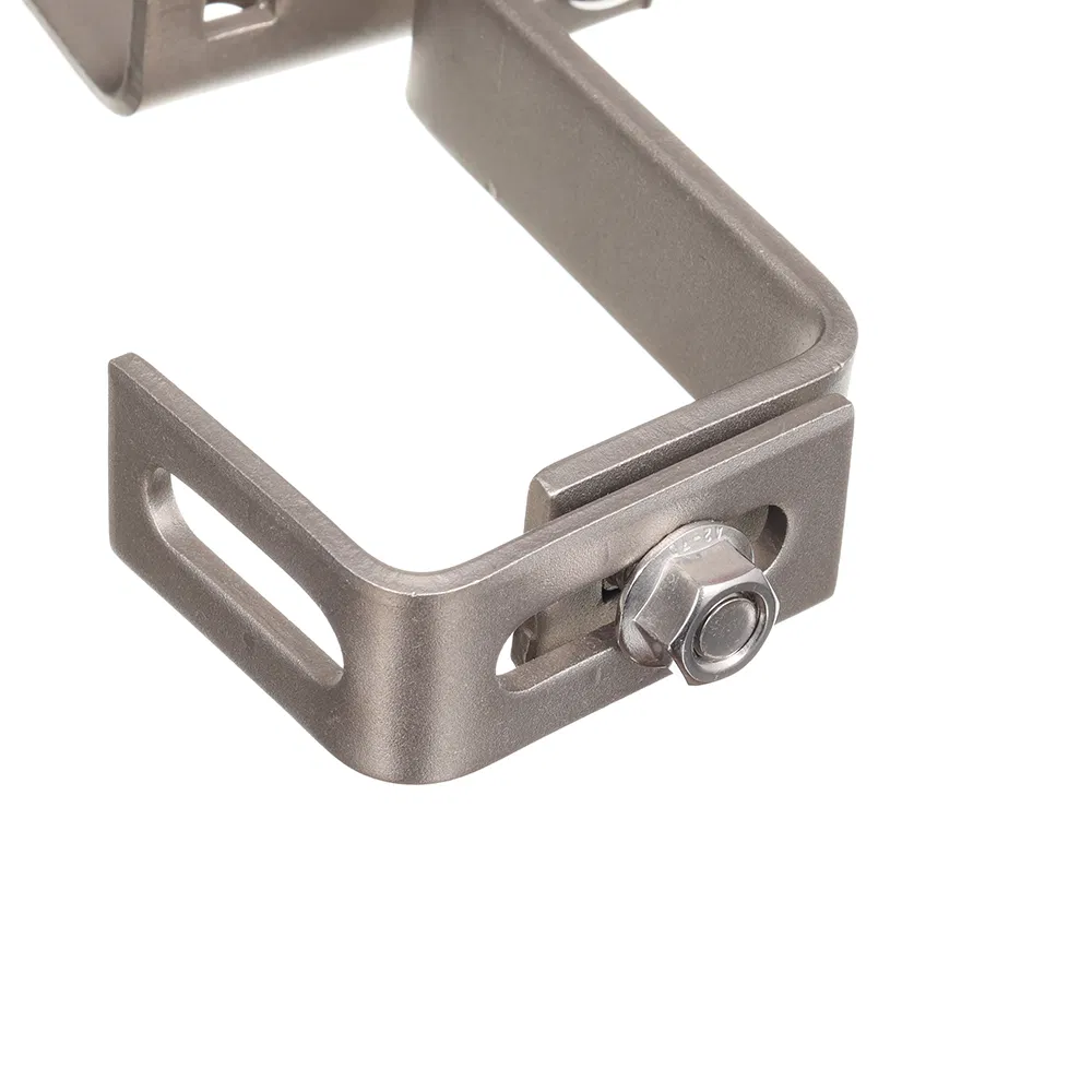 Stainless Steel 304 430 Sandblasting Solar Panel Flat Roof Mounting System Bracket