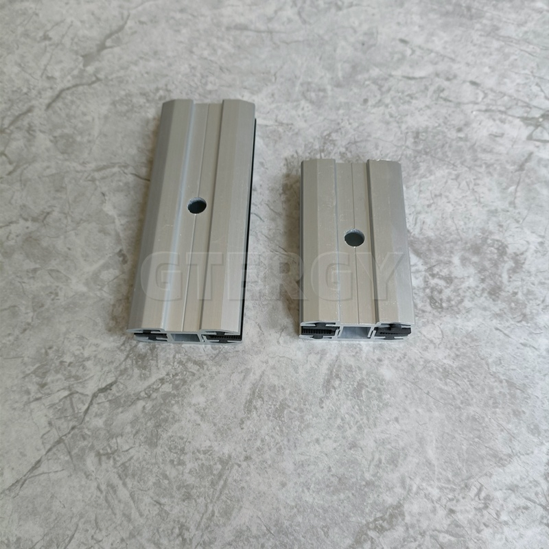 Solar Mounting Products Warehouse Photovoltaic Solar Mounting Thin Film End Clamp Frameless Solar Panel