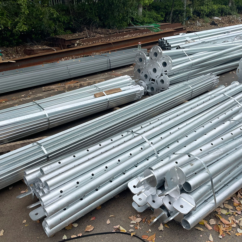 Sinpometal South Africa Anti Theft Ground Solar Mounting Bracket Farm Solar Power System Solar Panel Stand Aluminum Structure