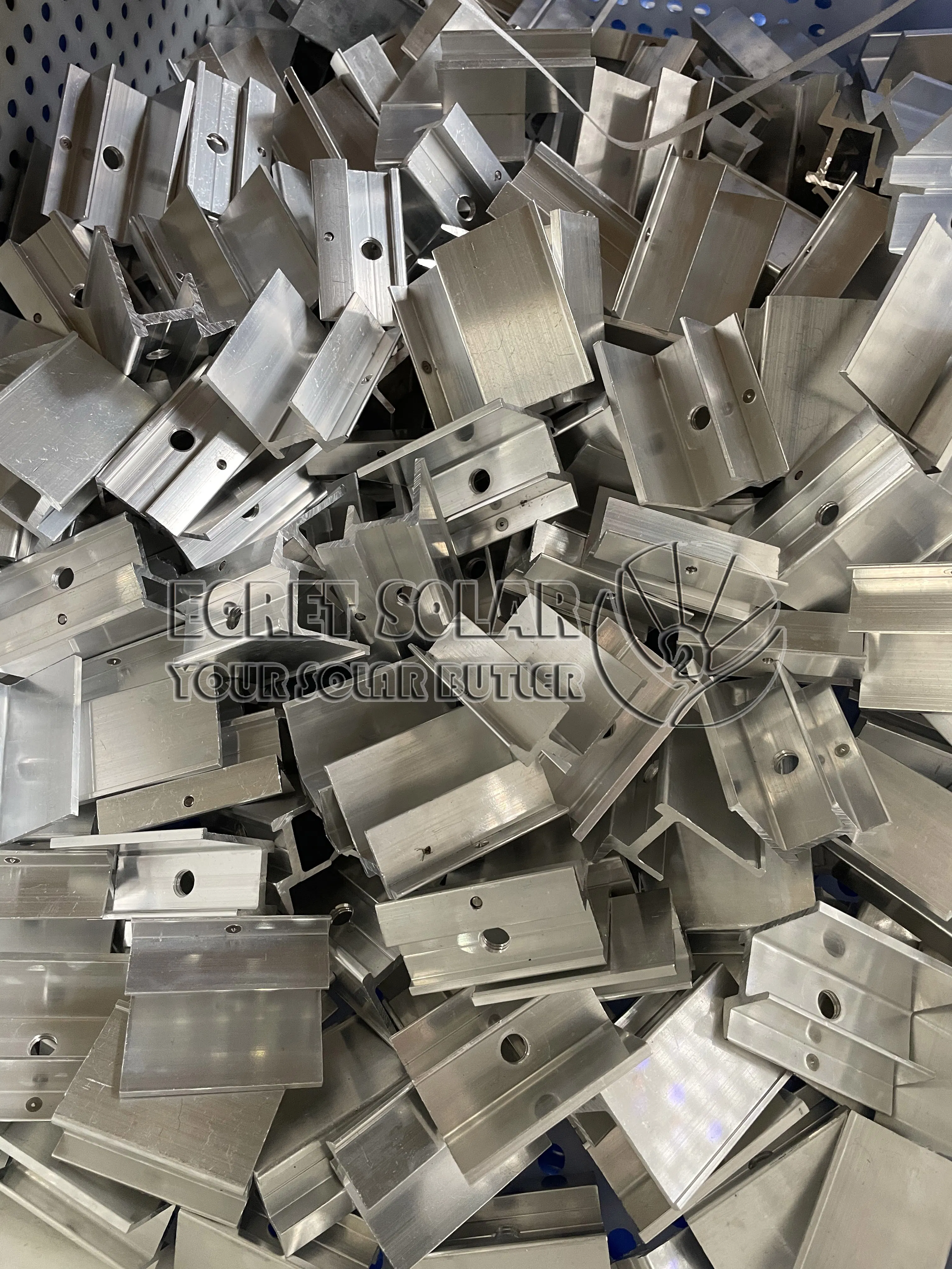 Aluminium Solar Panel Roof and Ground Mounting Rapid End Clamp