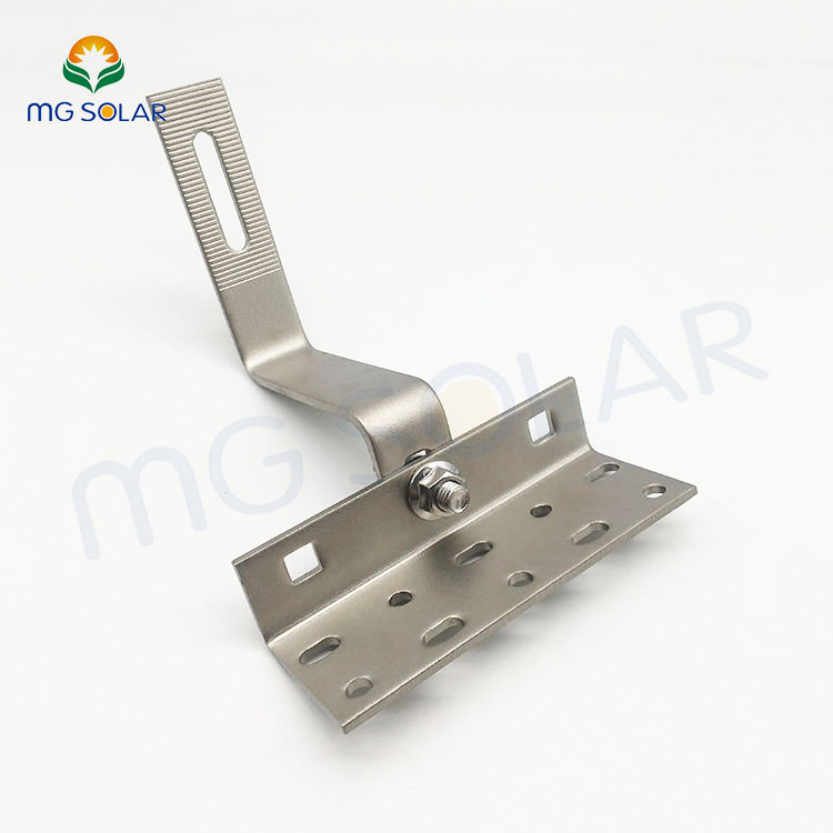 Solar Panel Roof Mounting System Accessories SUS304 Adjustable Shingle Roof Hook